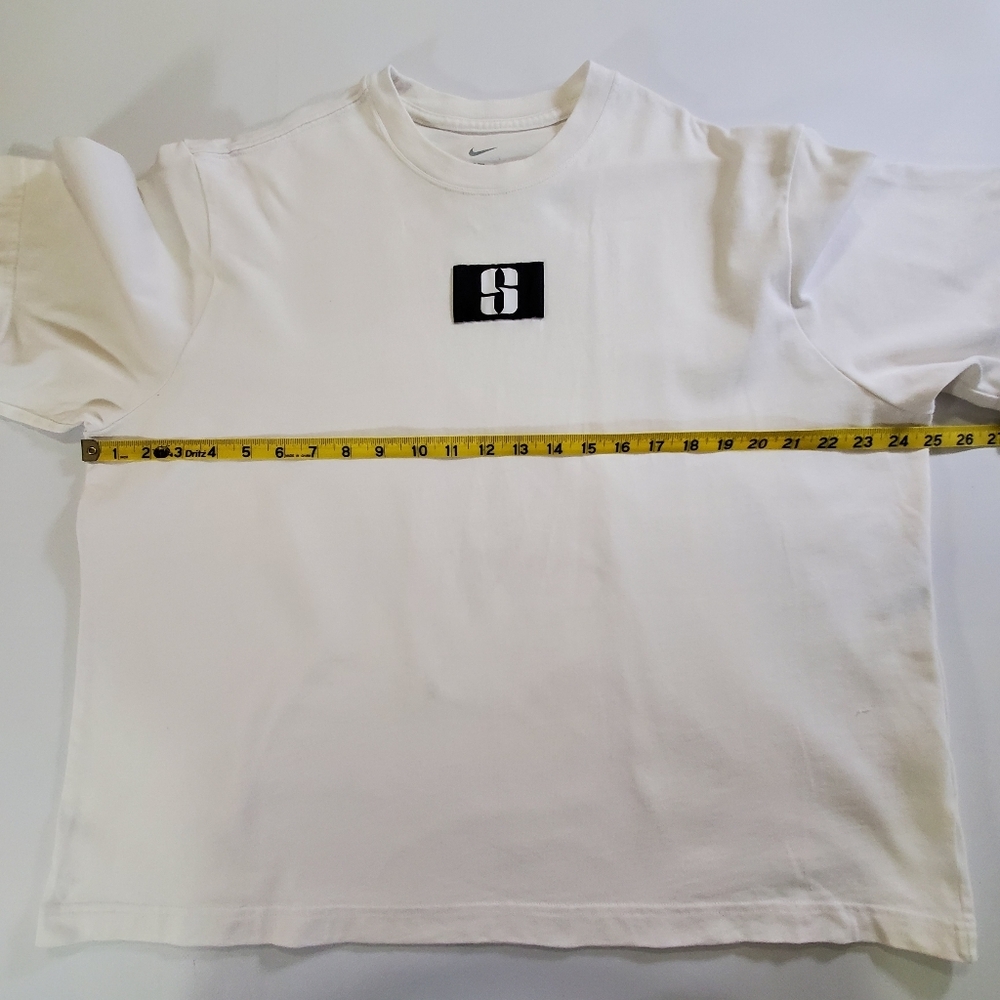 1315 * Nike Sabrina Ionescu Boxy Basketball Graphic Tee Loose Fit White Size XL - Picture 7 of 10